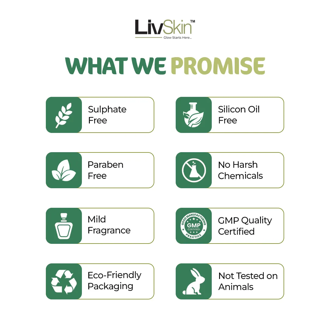 LivSkin 10% Vitamin C + E Face Serum with Lumiflora Peony (30ml)
